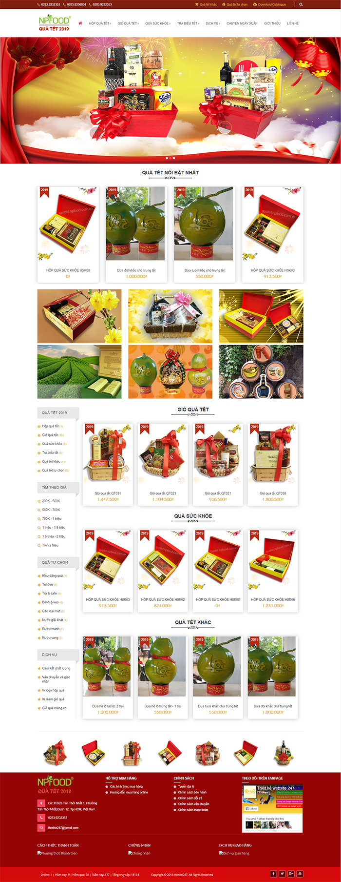 Mẫu website bán hàng CenaStore