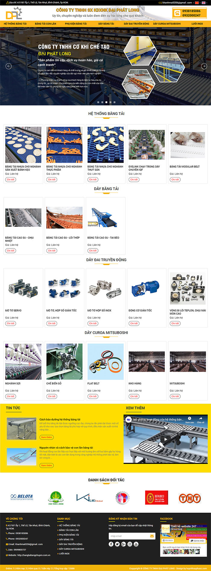 Mẫu website bán hàng CenaStore