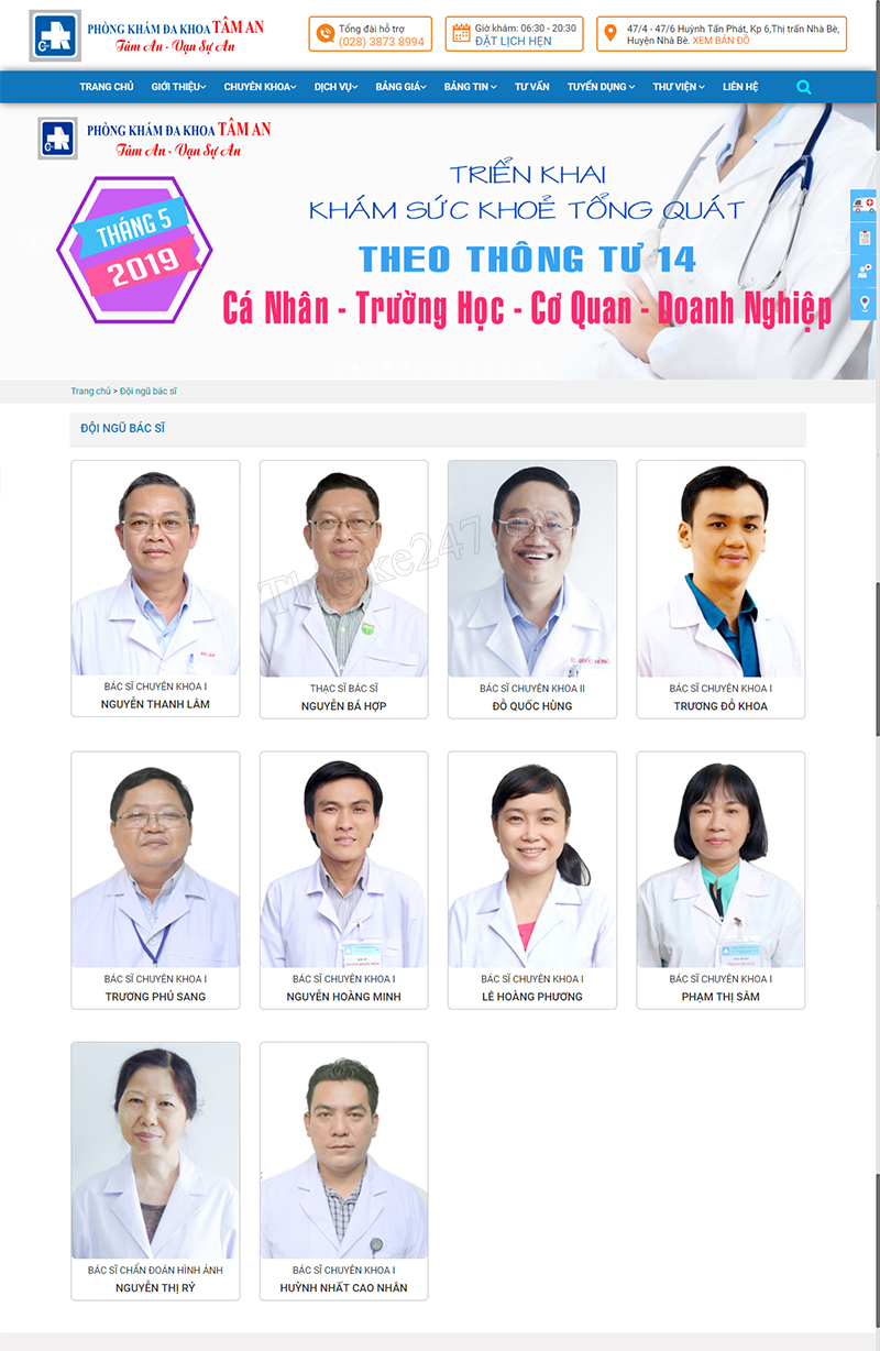 Mẫu website bán hàng CenaStore
