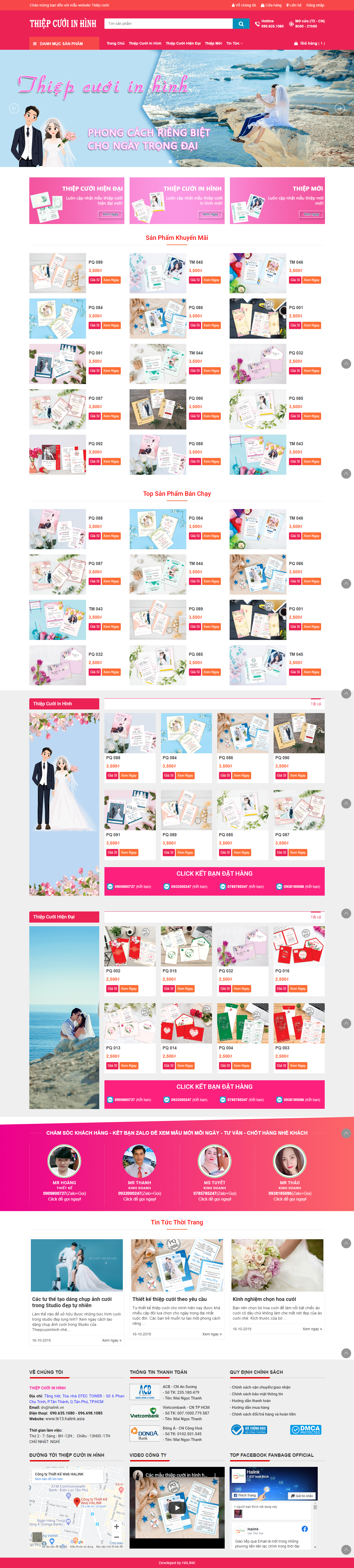 Mẫu website bán hàng CenaStore