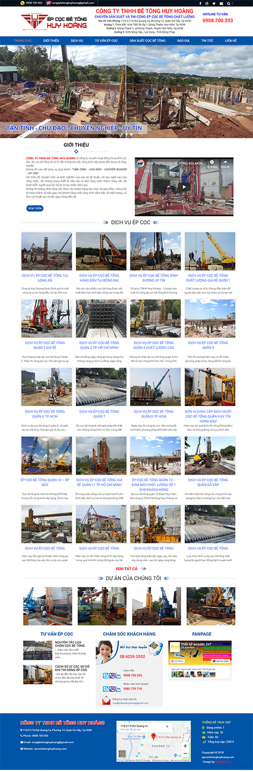 Mẫu website bán hàng CenaStore