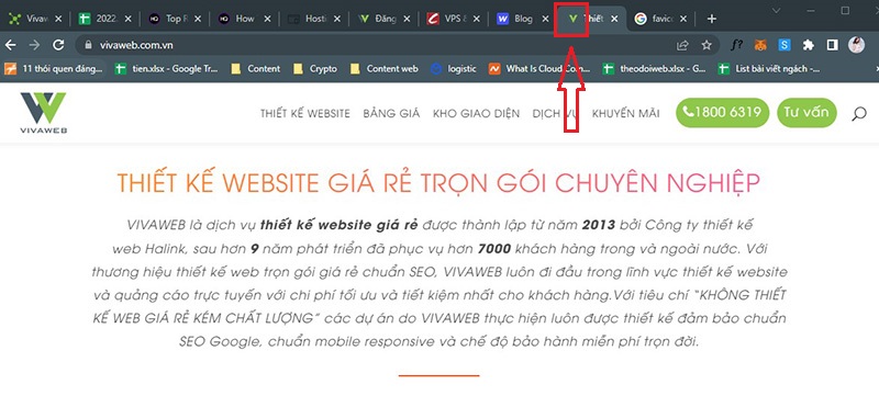 Favicon là gì? 